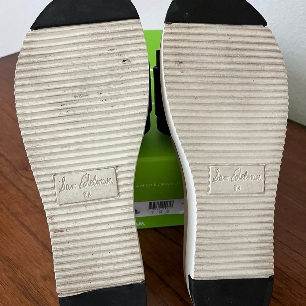 Sam Edelman Black Slide Sandals with Buckle - Picture 8 of 8